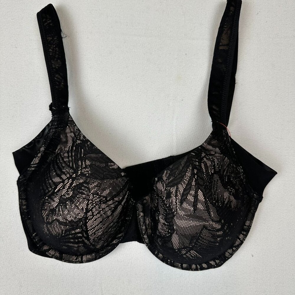 Felina Paramour Bra Lace Overlay  32D NWT